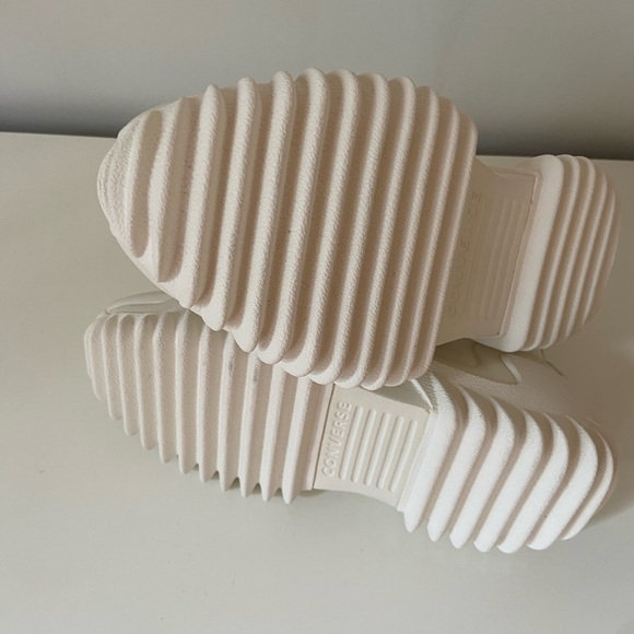 Converse Run Star Motion Beige White Unisex Casual Platform Shoes A03242C - Picture 4 of 9